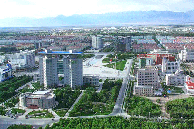 C . 甘肅酒泉新城集中供熱 C . 甘肅酒泉新城集中供熱